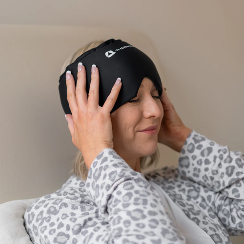 Lifestyle image of Thermoskin Migraine Ice Cap One Size