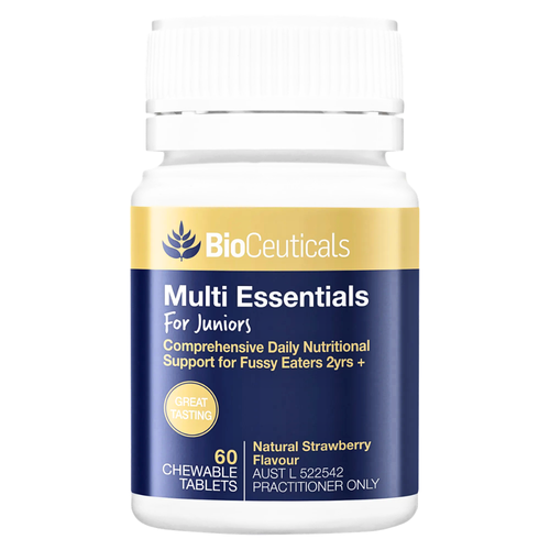 BioCeuticals Multi Essentials For Juniors Strawberry Flavoured 60 Tablets product image