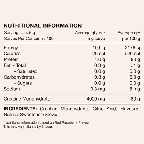 Switch Nutrition Creatine Powder Assorted Flavours Sachets 20x5g
