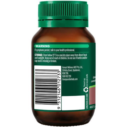 Thompson's One-A-Day Ginkgo 12500mg Brain Support 60 Capsules