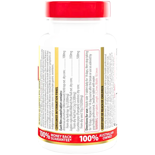 Caruso's Xpel Worms One-A-Day Herbal Deworming 28 Capsules
