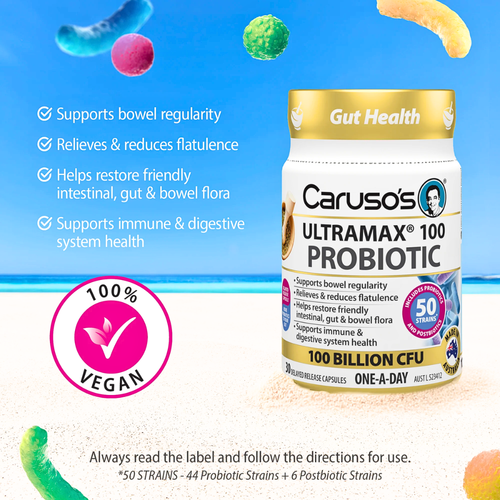 Caruso's One-A-Day Ultramax 100 Probiotic 30 Capsules