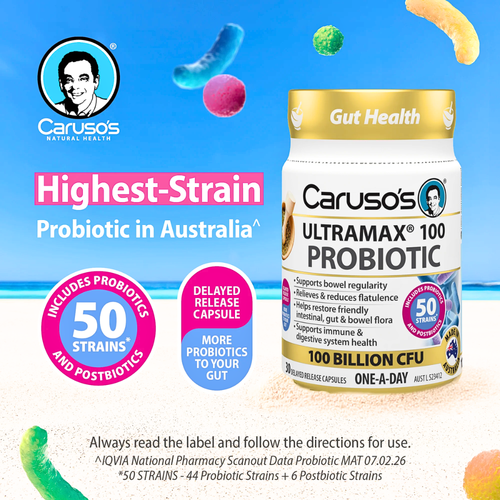 Caruso's One-A-Day Ultramax 100 Probiotic 30 Capsules