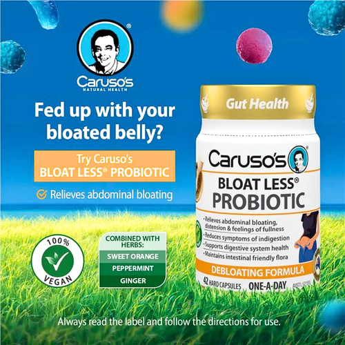 Caruso's One-A-Day Bloat Less Probiotic 42 Capsules