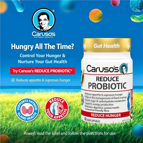 Caruso's Reduce Hunger Probiotic 42 Capsules