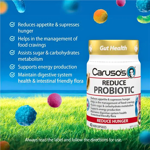 Caruso's Reduce Hunger Probiotic 42 Capsules