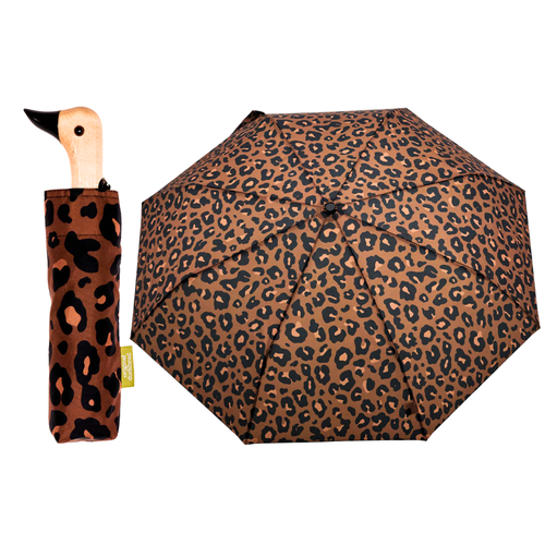 Original Duckhead Umbrella Eco-Friendly Leopard 35cm