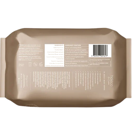 Haleco Adult & Baby XL Wipes Sensitive Eco Wipes 50 Pk