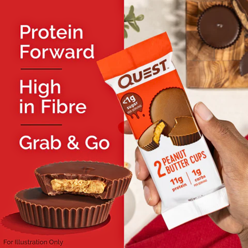 Quest Peanut Butter Cups 42g 4x2Pack
