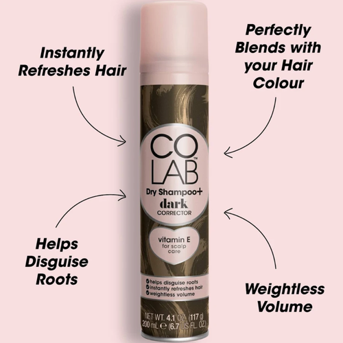 CoLab Dark Dry Shampoo Brunette 300mL