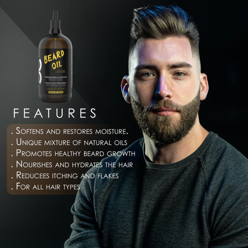 L3VEL3 Softening Argan Beard Oil 100mL