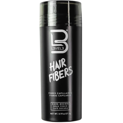 L3VEL3 Dark Brown Hair Fibers 27.5g