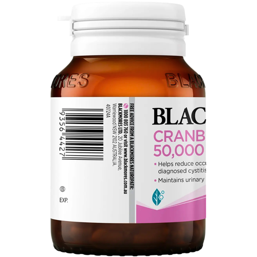 Blackmores Cranberry Forte 50,000 30 Tablets