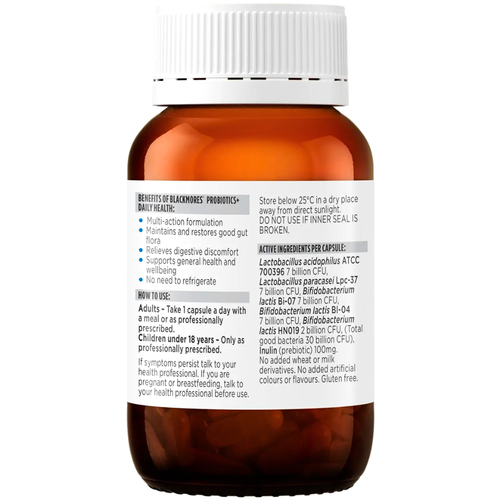 Blackmores Probiotics+ Daily Health 90 Tablets