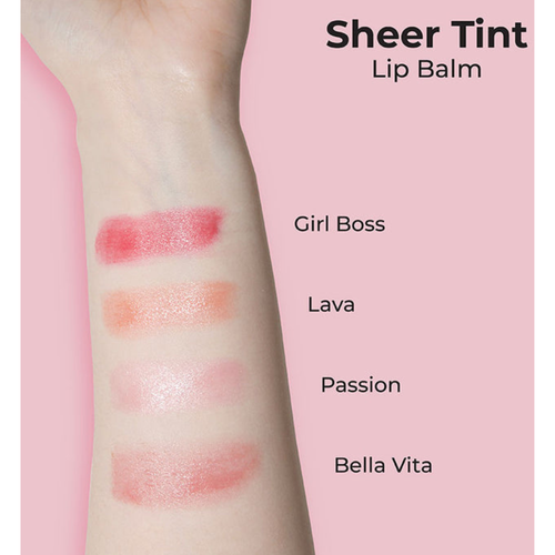 MCoBeauty Sheer Tint Lip Balm Shades