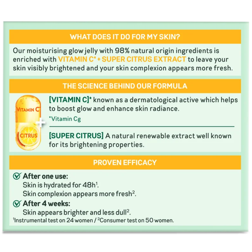 Garnier Skin Active Vitamin C Glow Jelly Moisturiser 50ml