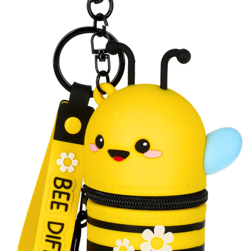 Legami Mini Kawaii Bee Coin Purse with Key Ring