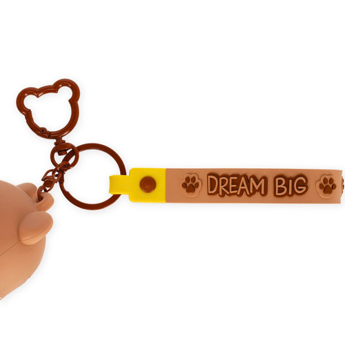 Legami Mini Kawaii Teddy Bear Coin Purse with Key Ring