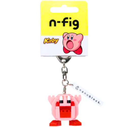 N-Fig Mini Keychain Kirby Inhale