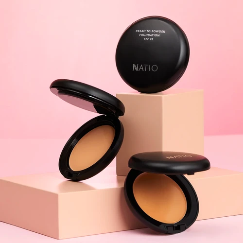 Natio Cream to Powder Foundation SPF 20 Light