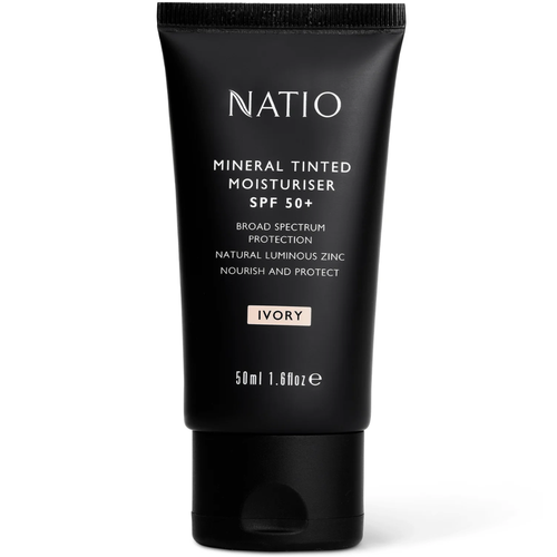 Natio Mineral Tinted Moisturiser SPF 50+ Ivory