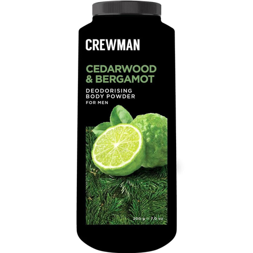 Crewman Cedarwod & Bergamot Body Powder 200g and Shower Gel 250mL Gift Set