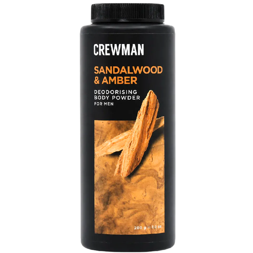 Crewman Sandalwood & Amber Body Powder 200g
