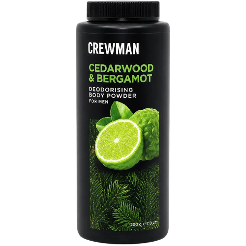 Crewman Cedarwood & Bergamot Body Powder 200g