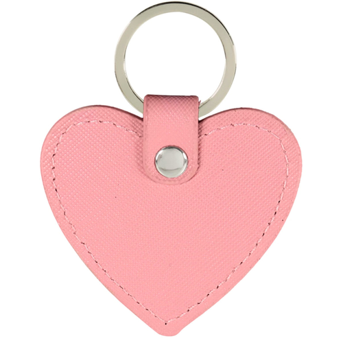 Wicked Sista Heart Keyring Pink/Silver