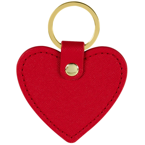 Wicked Sista Heart Keyring Red/Gold