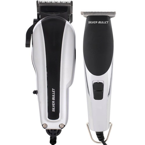 Silver Bullet Dynamic Duo Hair Trimmer and Clipper Set