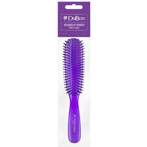 DuBoa 80 Detangler Large Purple Transparent Hair Brush