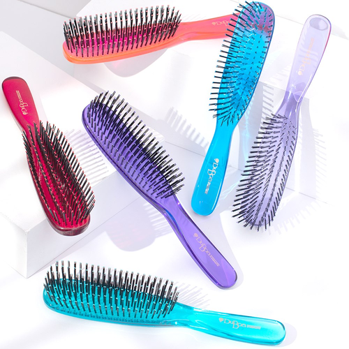 DuBoa 80 Detangler Large Lilac Transparent Hair Brush