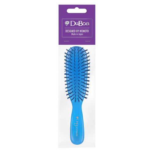 DuBoa 60 Detangler Medium Blue Transparent Hair Brush