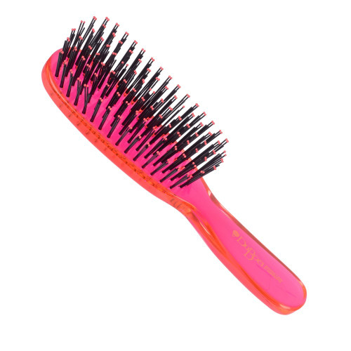 DuBoa 60 Detangler Medium Pink Transparent Hair Brush