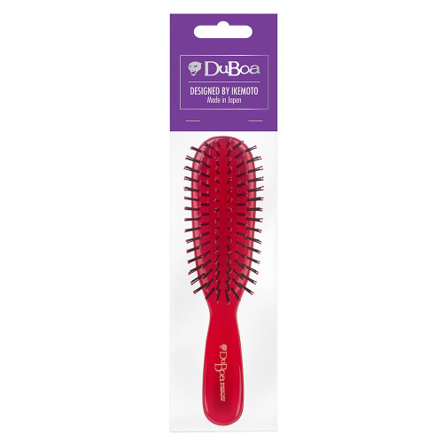 DuBoa 60 Detangler Medium Red Transparent Hair Brush