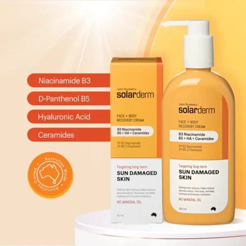 Plunkett's Solarderm Face & Body Recovery Cream 85mL