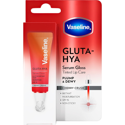 Vaseline Gluta-Hya Tinted Serum Lip Gloss Cherry Crush 10mL