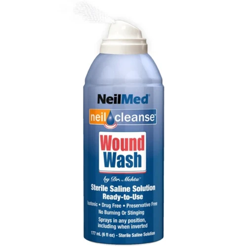 NeilMed NeilCleanse Wound Wash Saline Spray 177mL