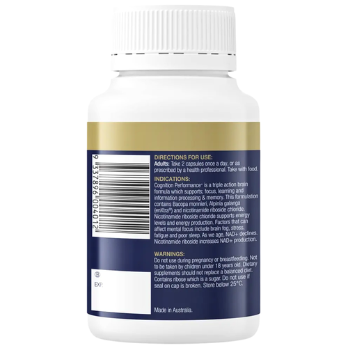 BioCeuticals Cognition Performance+ 60 Capsules