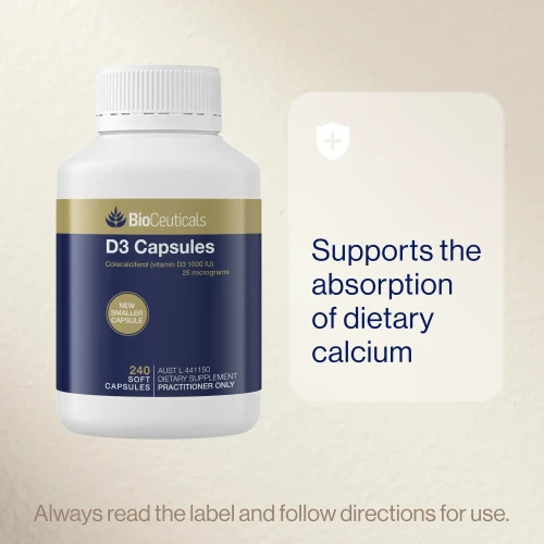 BioCeuticals D3 Capsules 240 Soft Capsules