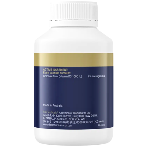 BioCeuticals D3 Capsules 240 Soft Capsules