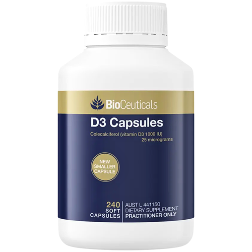 BioCeuticals D3 Capsules 240 Soft Capsules
