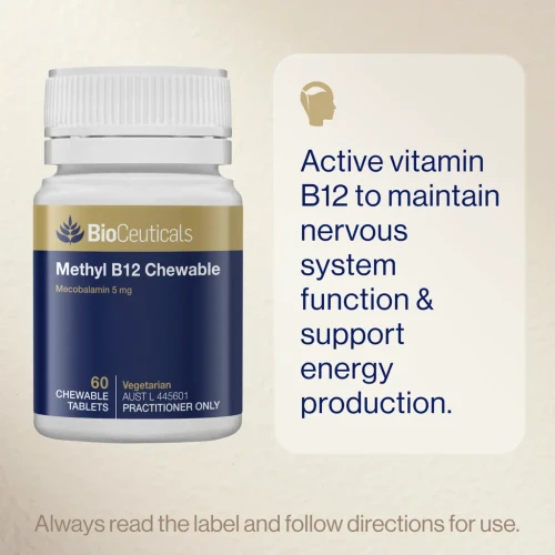 BioCeuticals Methyl B12 Chewable 60 Tablets