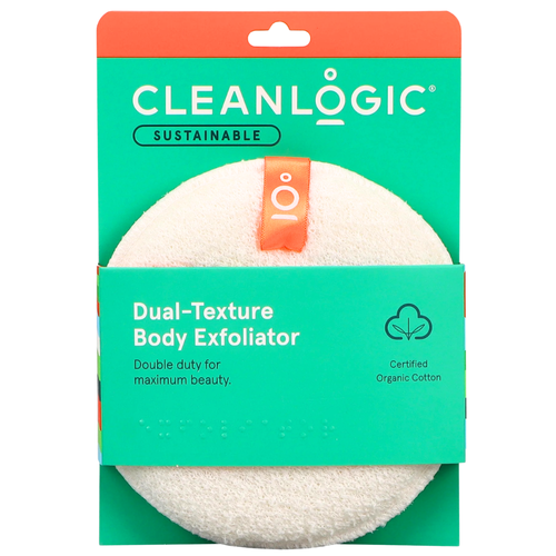 CleanLogic Sustainable Dual-Texture Body Exfoliator