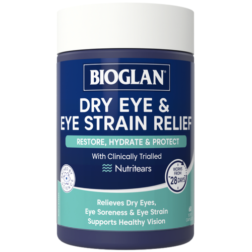 Bioglan Dry Eye & Eye Strain Relief 60 Capsules