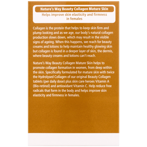 Nature's Way Beauty Collagen Mature Skin 60 Tablets