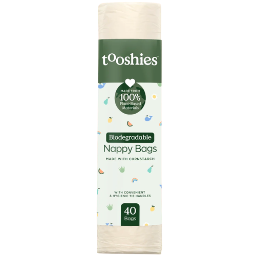 Tooshies Biodegradable Nappy Bags 40 Pack