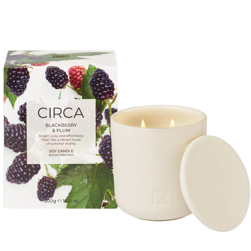 Circa Home Blackberry And Plum Soy Candle 300g