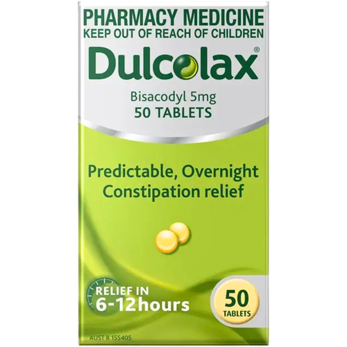Dulcolax Laxatives 5mg 50 Tablets